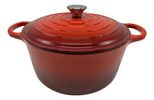 Cacerola Hierro Fundido Alpro Esmaltada Color Rojo 4 Litros