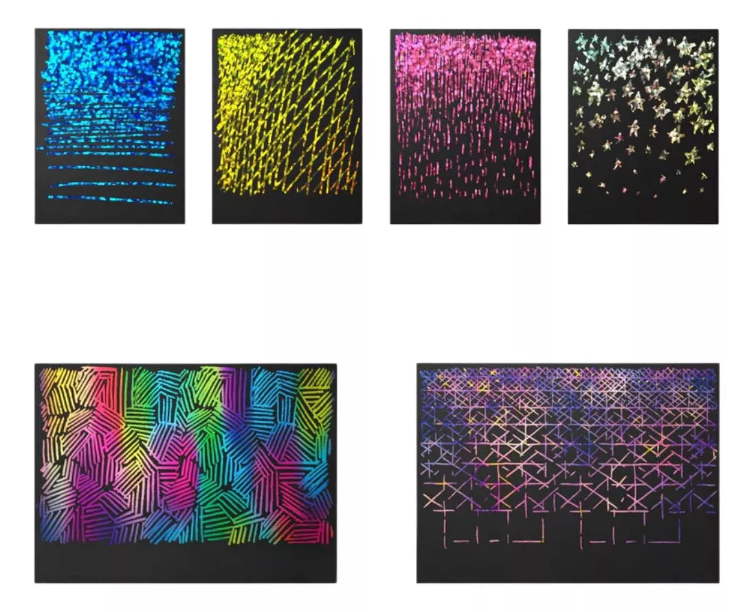 Notas 202 Holográficas/arcoíris Arteza (3.5 X 3.5 Pulgadas)