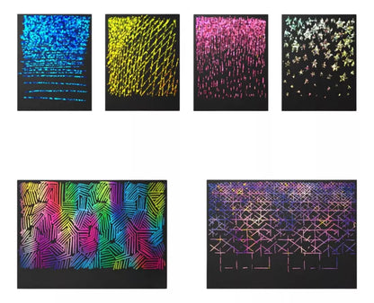 Notas 202 Holográficas/arcoíris Arteza (3.5 X 3.5 Pulgadas)