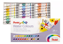 Estuche 24 Tubos Acuarelas Profesionales Pentel Arts 5ml
