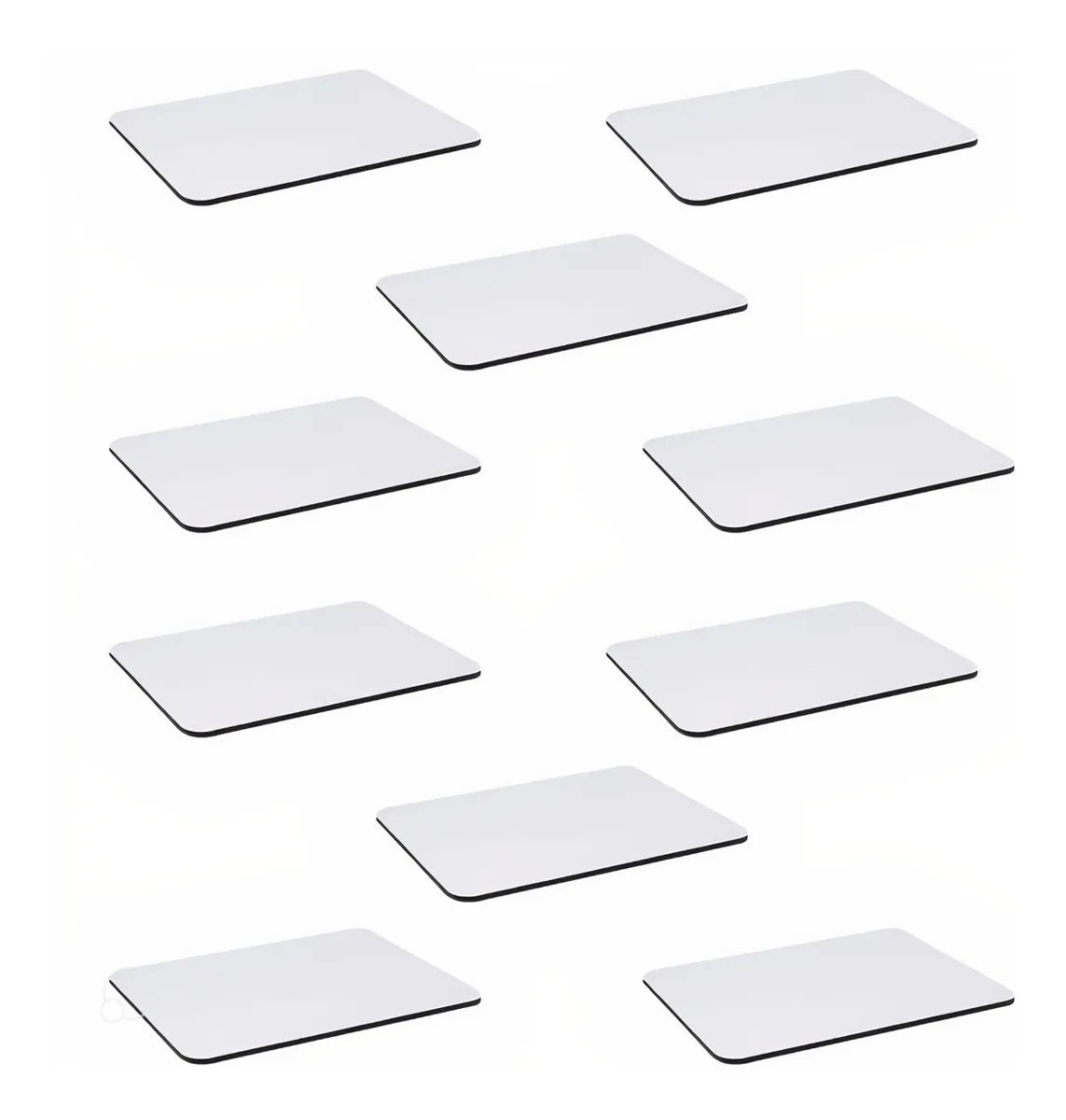 10 Pz Mouse Pad Sublimar Sublimacion Rectangular Color Make
