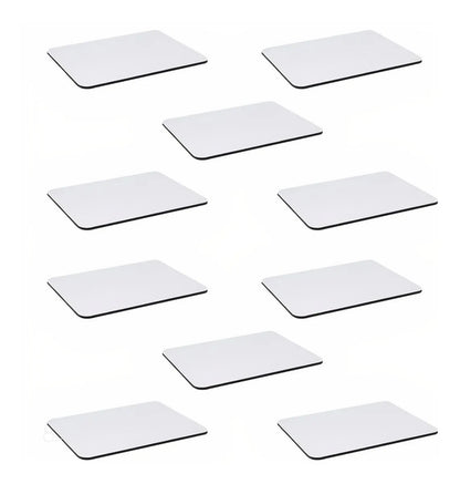 10 Pz Mouse Pad Sublimar Sublimacion Rectangular Color Make - Marchante MX