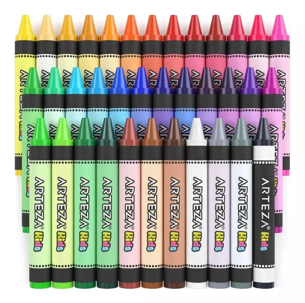 Bote De 36 Crayones De Colores Arteza Tamaño Jumbo - Coveme