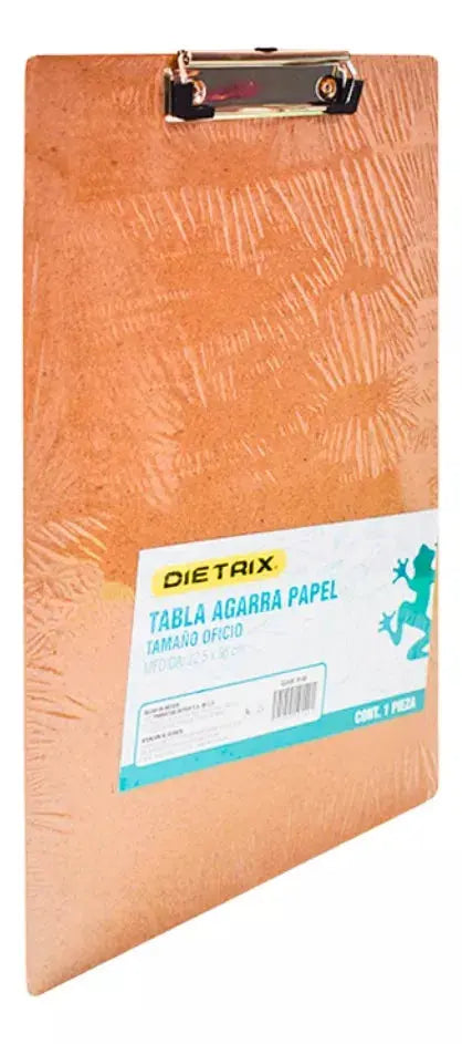 Tabla Agarra Papel Dietrix 9149 Tamaño Oficio Madera - Dietrix