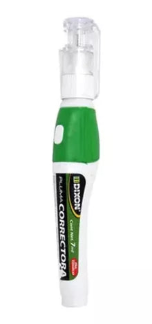 Corrector Líquido Dixon Pluma C/ Grip Secado Rápido 7ml 1 Pieza