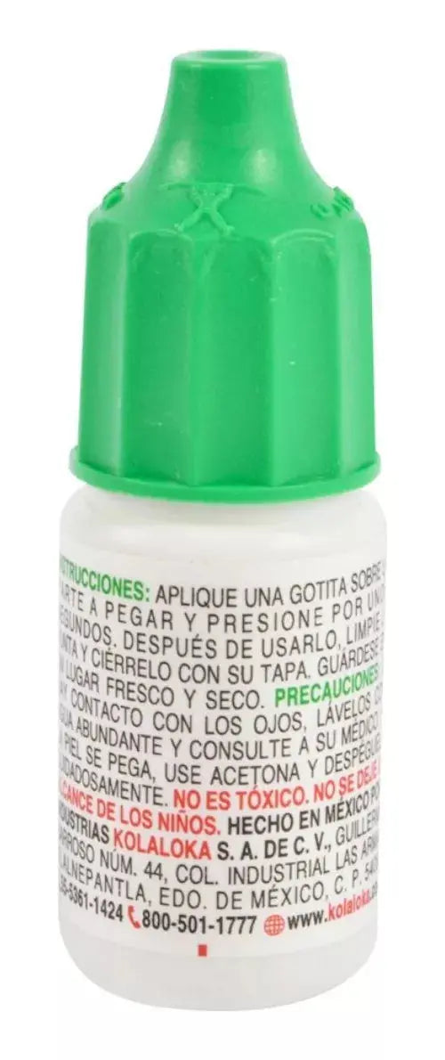 Pegamento Instantaneo Goterito Kola Loka 3.5g Sin Manchas - Kola loka - detalle