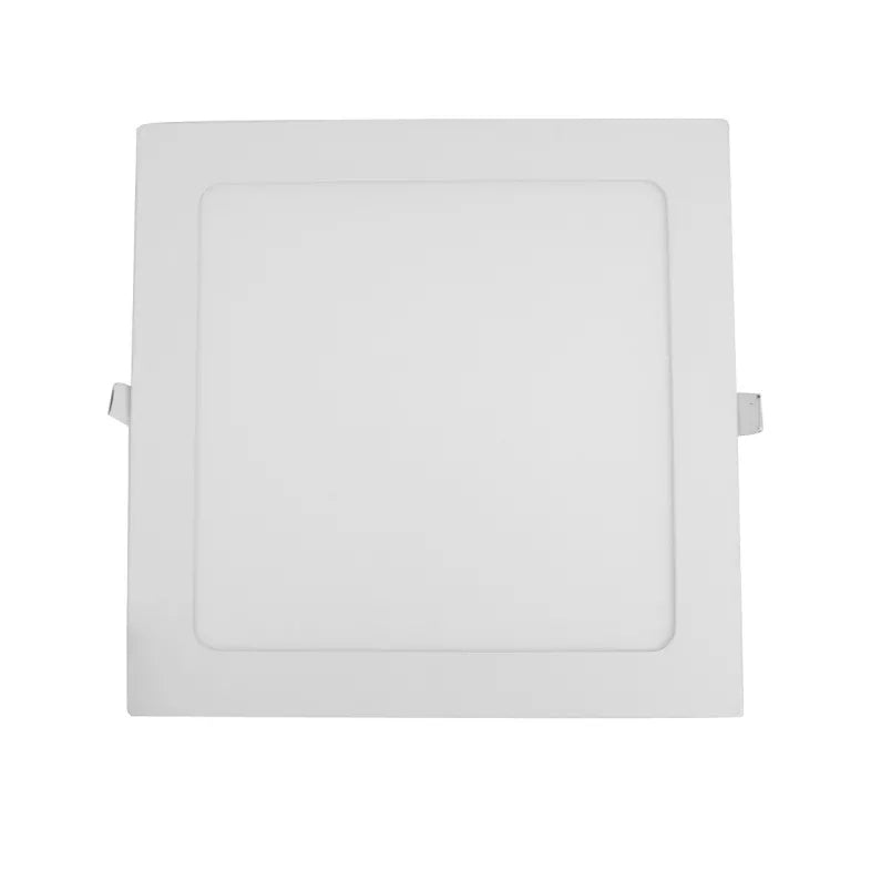 Luminario Led Sanelec 18w Cuadrado Empotrar Luz Fria Blanco