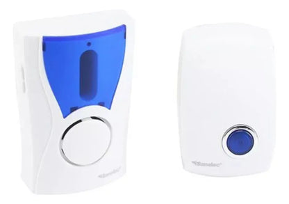 Timbre Inalámbrico Sanelec Exterior Azul C/clavija 2637 - Sanelec - detalle