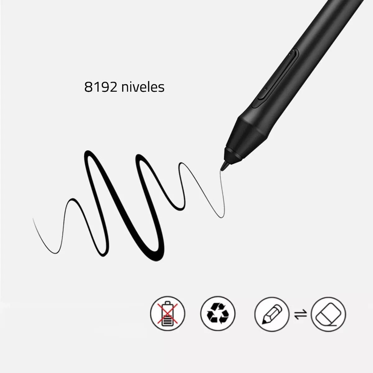 Lápiz Óptico Xp-pen P05 Pasivo Sin Batería Tableta G640s