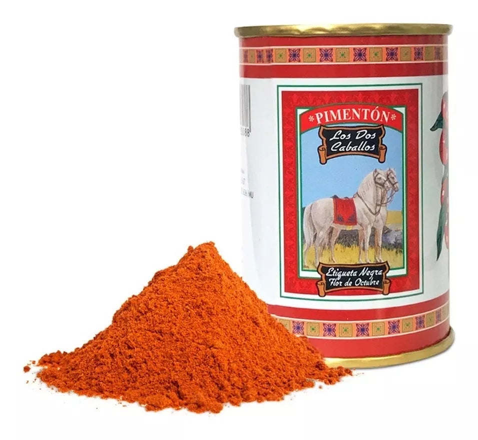 Pimentón Picante Puro Paprika Español Dos Caballos 90g