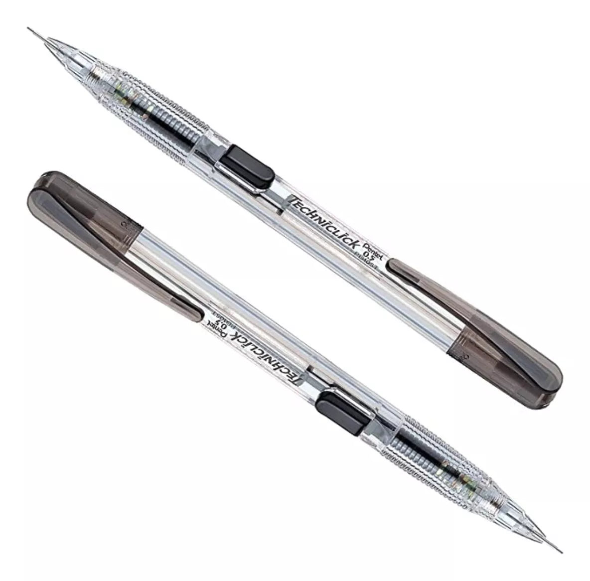 2 Lapicero Portaminas Pentel Techniclick 0.5mm C/borrador