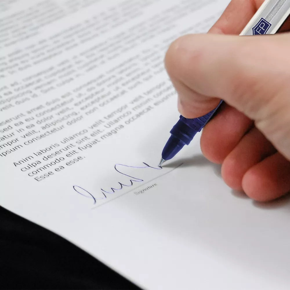 Pluma Fuente Zebra Blister Tinta Azul Recargable Acero Inoxidable