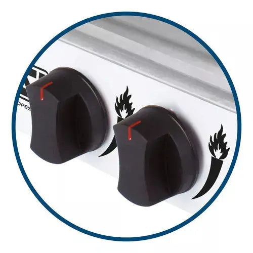 Estufa De Mesa Aksi 4 Quemadores Blanco Acero Inoxidable Color Blanco - Marchante MX