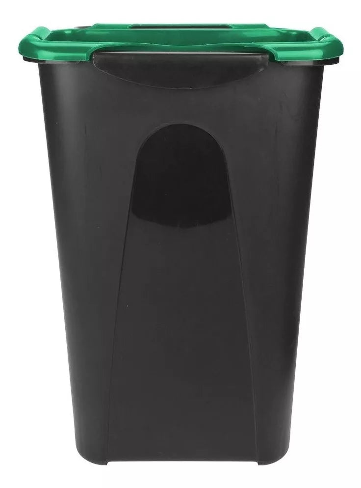 Bote De Basura 17l Negro Con Inserto Para Basura Orgánica