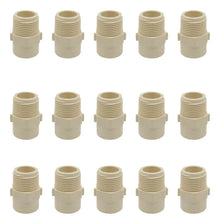 15 Piezas Adaptador Macho Cnx 1/2'' Cpvc Resistente - CNX - vista lateral