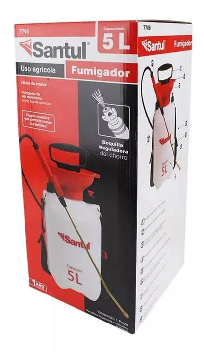 Fumigador Profesional Uso Agricola 5 Litros Santul Jardin - Santul - empaque