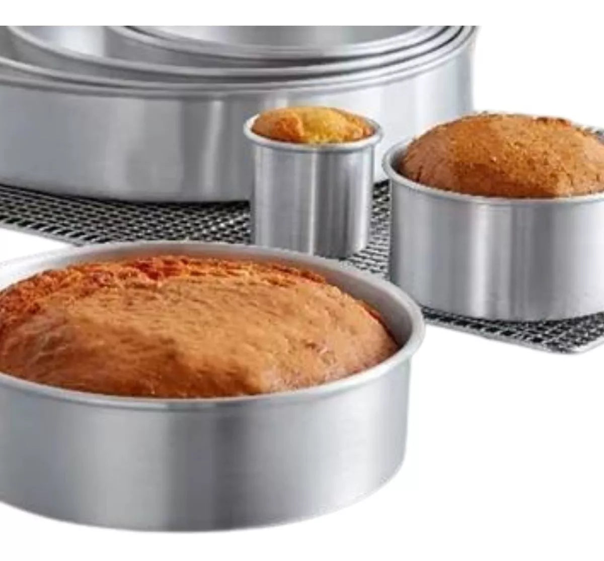 Molde Pastel Alpro Redondo 16cm Pan Reposteria Aluminio