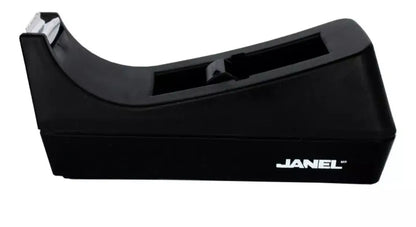 Despachador Cinta Adhesiva Janel Plastico Negro 33m - Janel