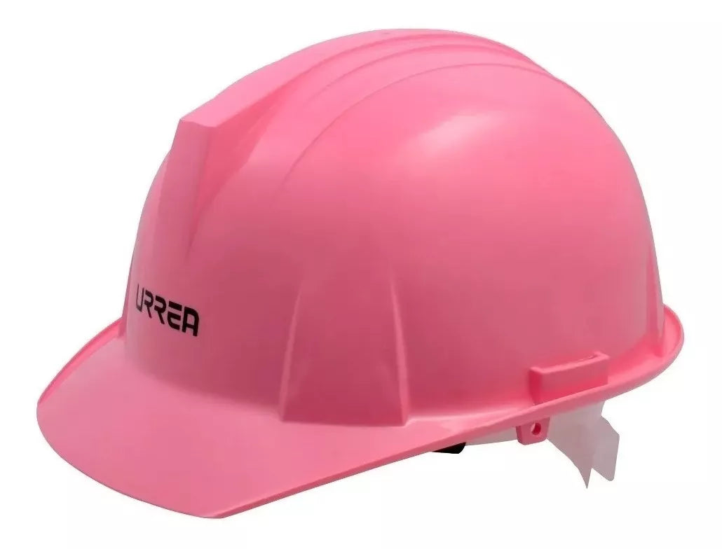 Casco Seguridad Rosa Urrea Ajuste Intervalos Polietileno