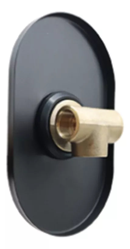 Mezcladora Monomando Regadera Meer Color Negro Mate