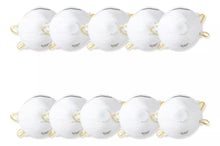 10 Pzs Mascarilla Blanca Valvula Cabel Cubre Boca Respirador