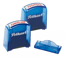 Sello Directo Automático Tinta Roja Pelikan Escoger Leyenda