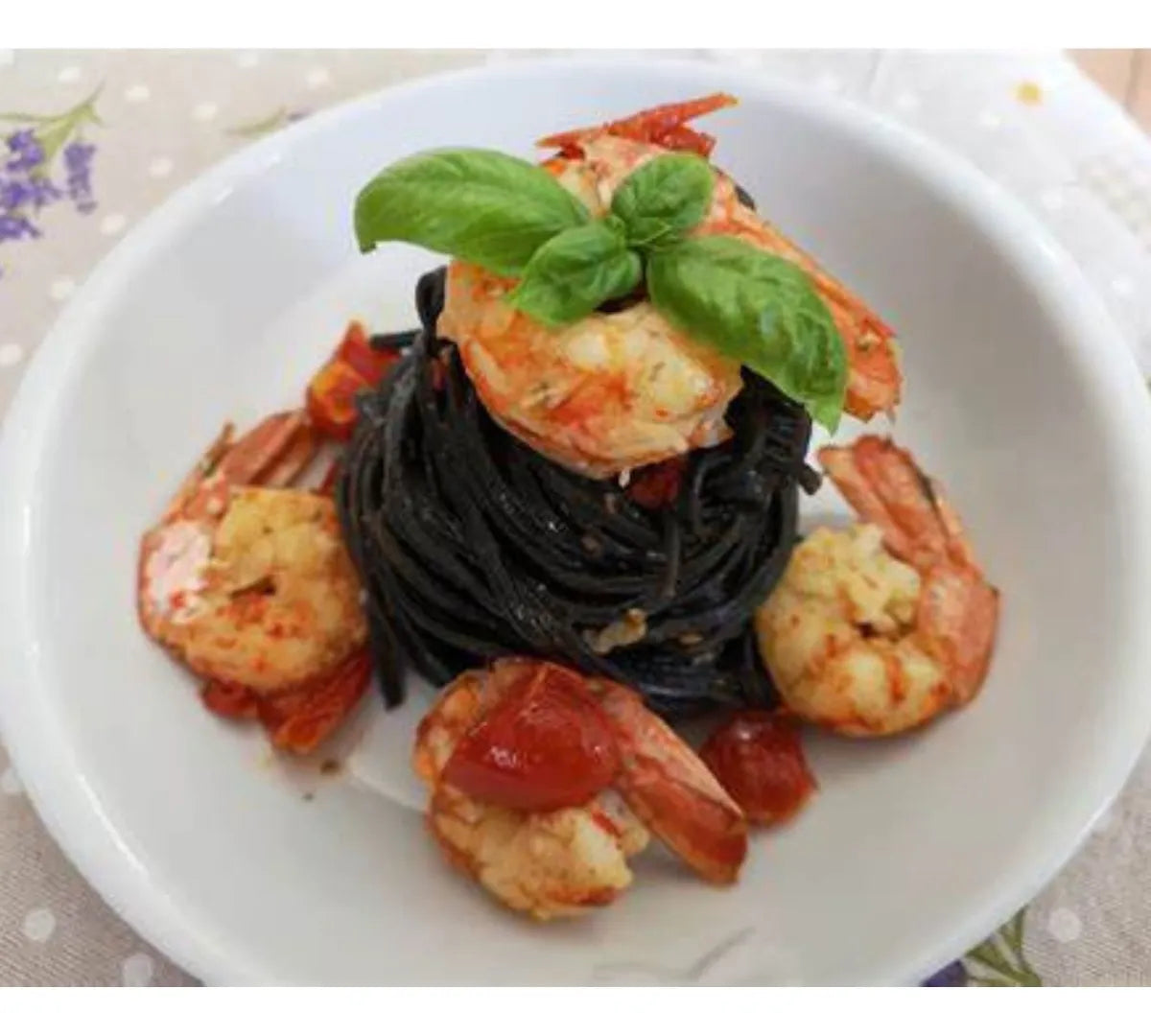 Pasta Linguine Tinta De Calamar Morelli 250 Gr Trigo Semola