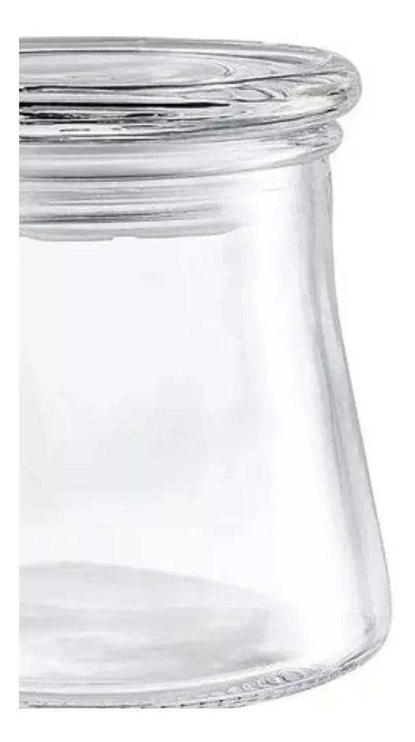 Frasco Vidrio Contenedor Tapa Envase Dulcero Cristal 650ml
