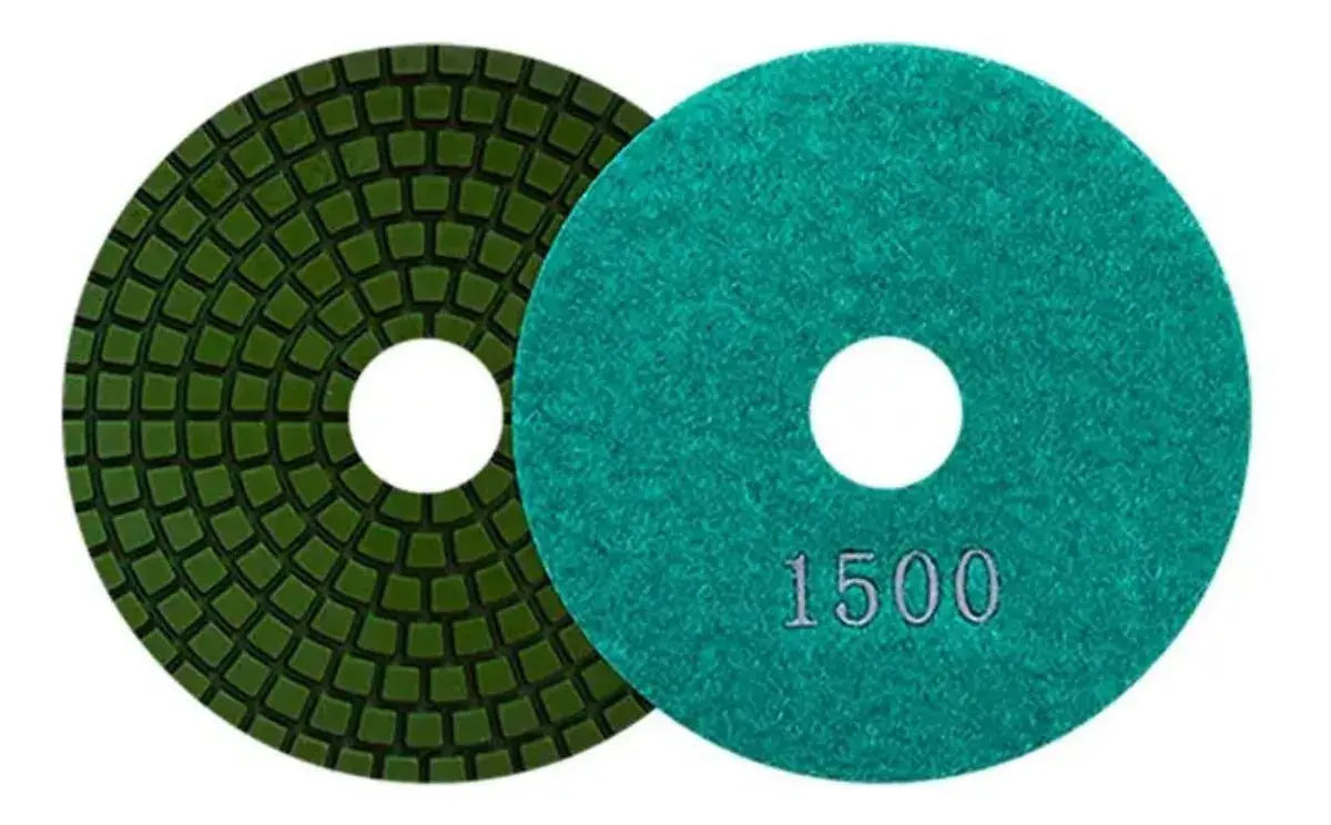 Pad Diamante 2765 Austrodiam 4'' Grano 1500 Pulir Azul Cian - Austrodiam