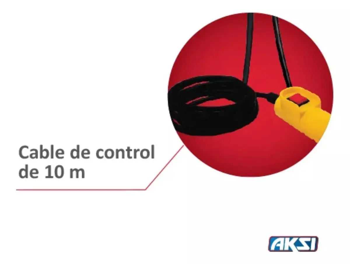 Polipasto Electrico Aksi Cap 300/600 Kgs Industrial - Aksi - vista lateral