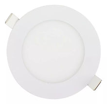 6 Piezas Panel Circular Led Empotrar Luz Calida Sanelec 6w