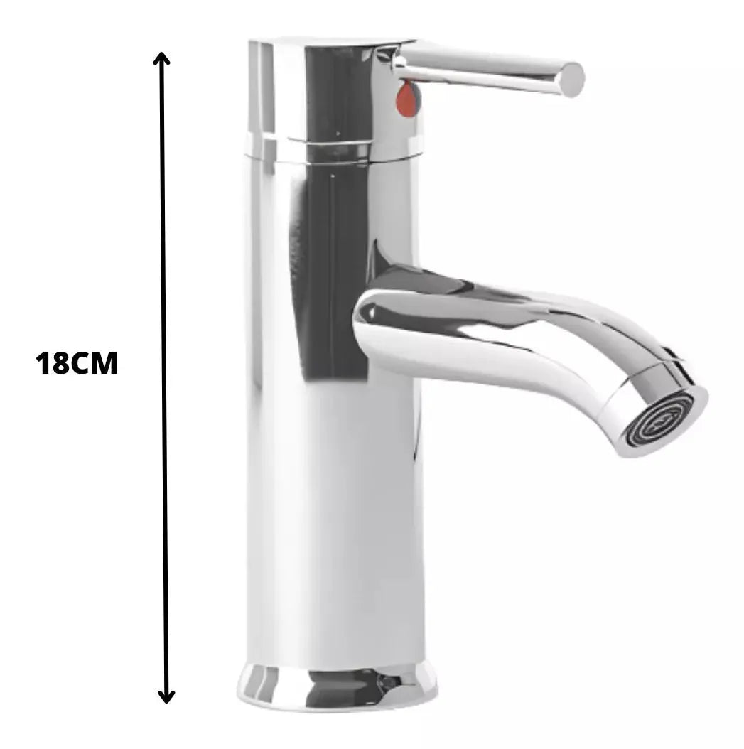 Llave Monomando Hidroflud Mezcladora 18cm Inoxidable Baño - Marchante MX