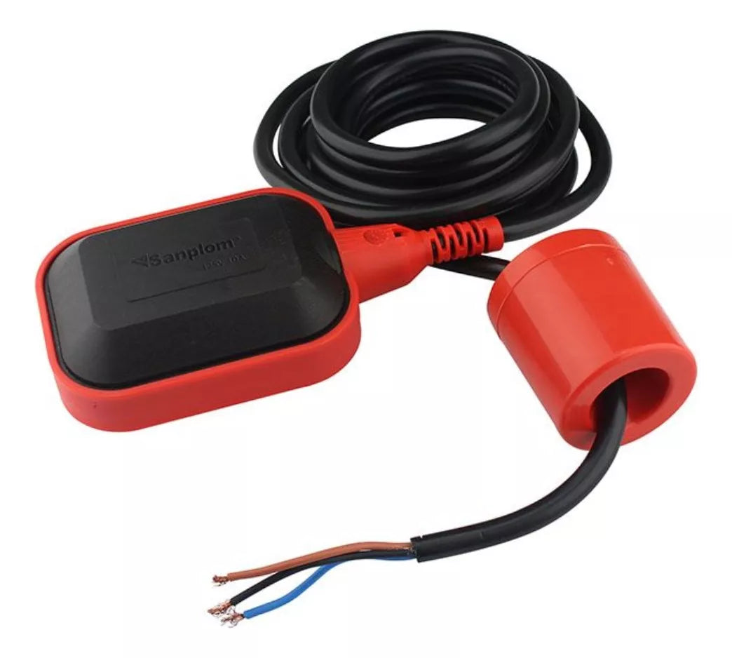 Flotador Eléctrico Sanplom Tinacos Cisternas Cable 3m