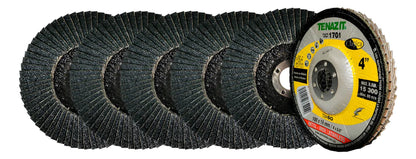 5pz Disco Laminado Esmerilado Tenazit 1701 G60 100x15.9mm