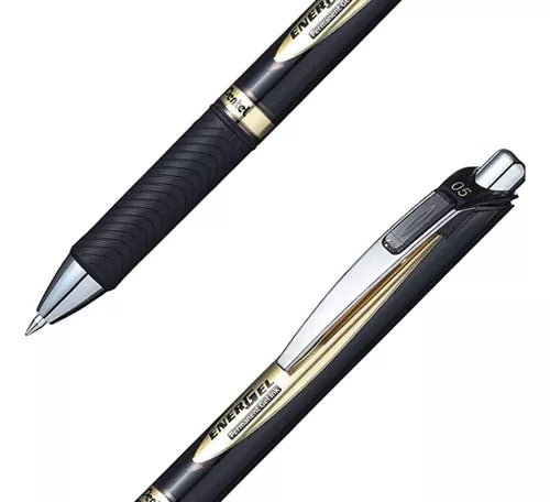 12 Bolígrafo Pentel Energel Antifraude Blp75 0.5mm Tinta Gel
