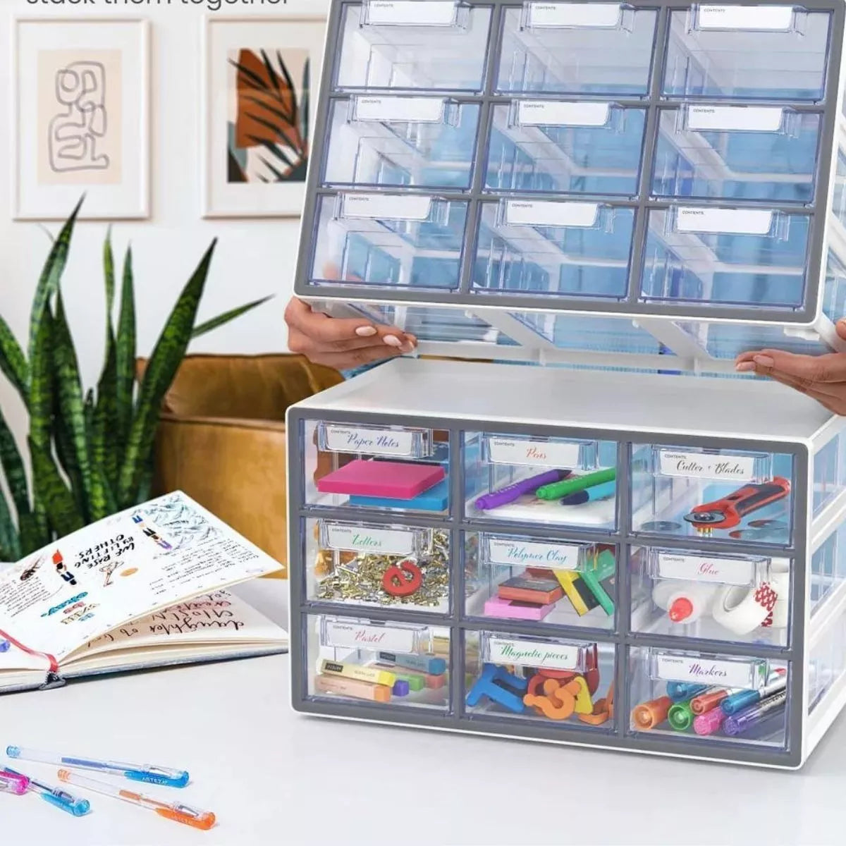 Gabinete Organizador Oficina Escritorio 16 Cajones Arteza - Marchante MX