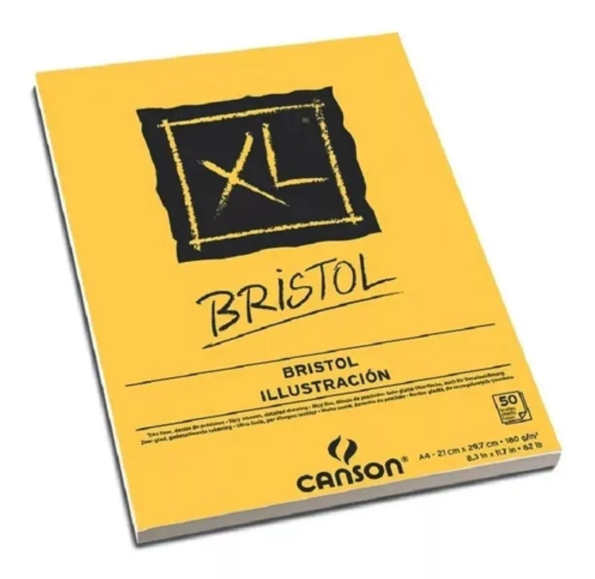 Cuaderno De Dibujo Satinado Canson Xl Bristol 21x29.7cm 50h