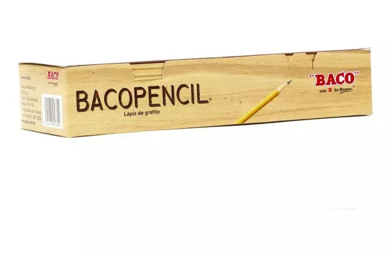 10 Lapices Madera Grafito Triangular Baco Grado Hb 2 Escolar - Baco - empaque