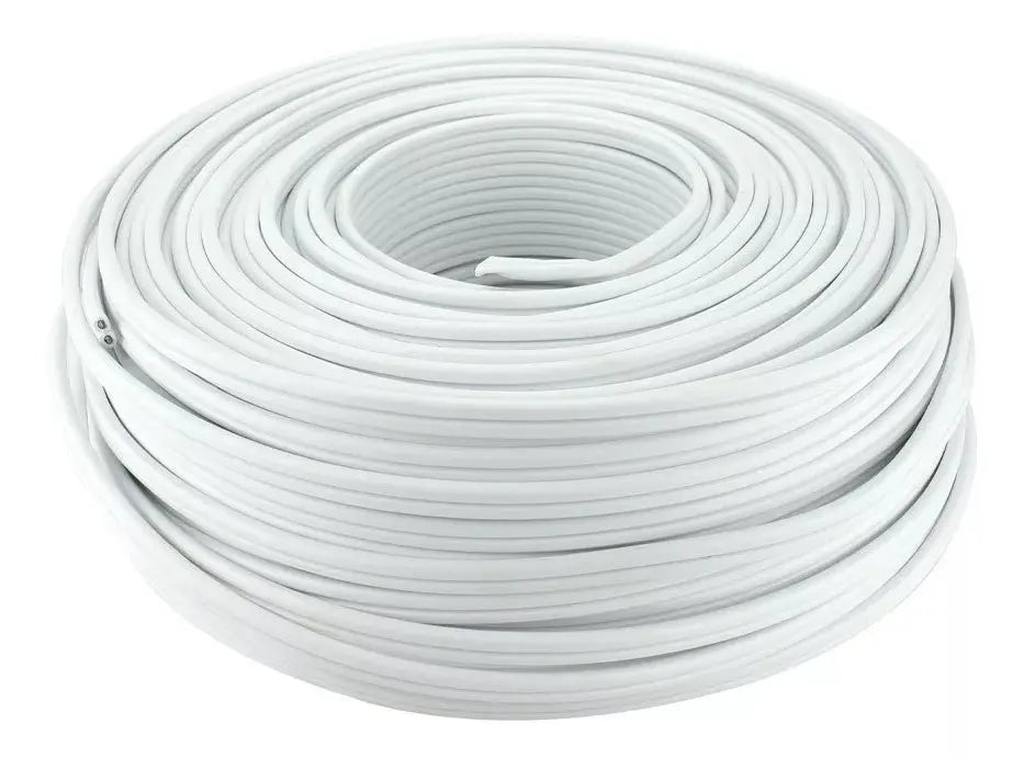 100m Cable Pot Blanco Alucobre Keer 12 Awg 10a 300v - Kronaline - vista lateral