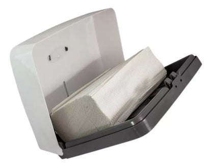 Despachador Toalla Interdoblada Oval Blanco Gris Eco Pp