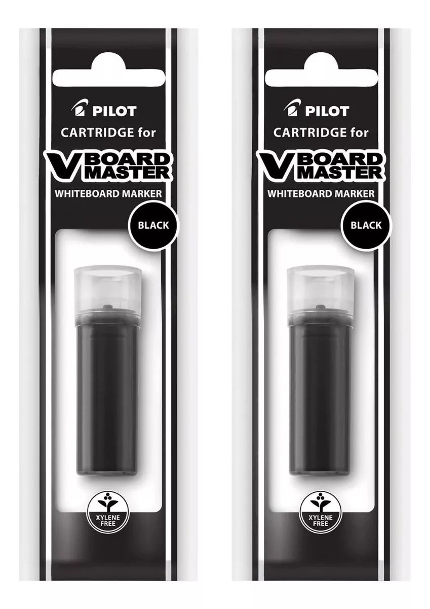 2 Cartuchos Repuestos Tinta Pilot Marcador Pizarron V Board