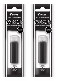 2 Cartuchos Repuestos Tinta Pilot Marcador Pizarron V Board