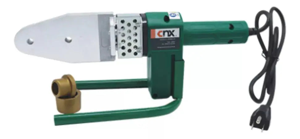 Termofusora Cnx 600 W Incluye Dados Tornillos Estuche Verde - CNX - vista lateral