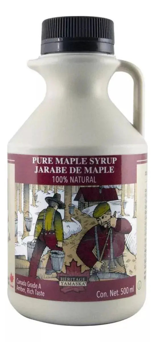 Jarabe Puro Maple Heritage Yamaska 500ml Amber Rich Taste - Heritage Yamaska