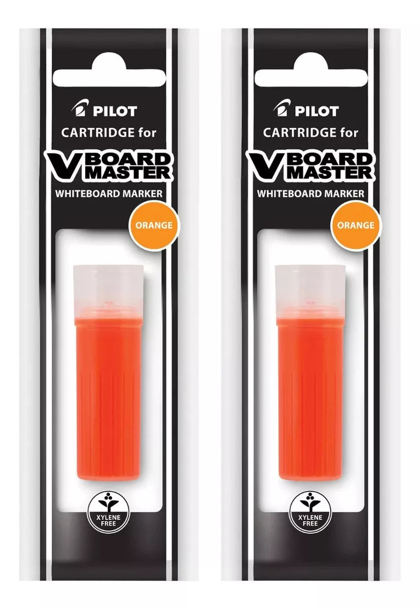 2 Cartuchos Repuestos Tinta Pilot Marcador Pizarron V Board