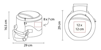 Mini Asador Parrilla Grill Carbon Hielera Portatil Acampar