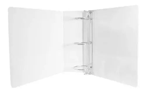 Carpeta Panoramica Blanca Cristal Kinera 4 Pulgadas - Marchante MX