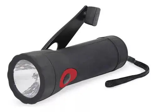 Linterna De Dinamo Sanelec Recarga Manual 1 Led 20lm 1372 - Sanelec - vista lateral