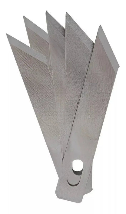 5 Navaja Repuesto Exacto Metalico Cuchilla Cutter Dogotuls - Dogotuls - empaque