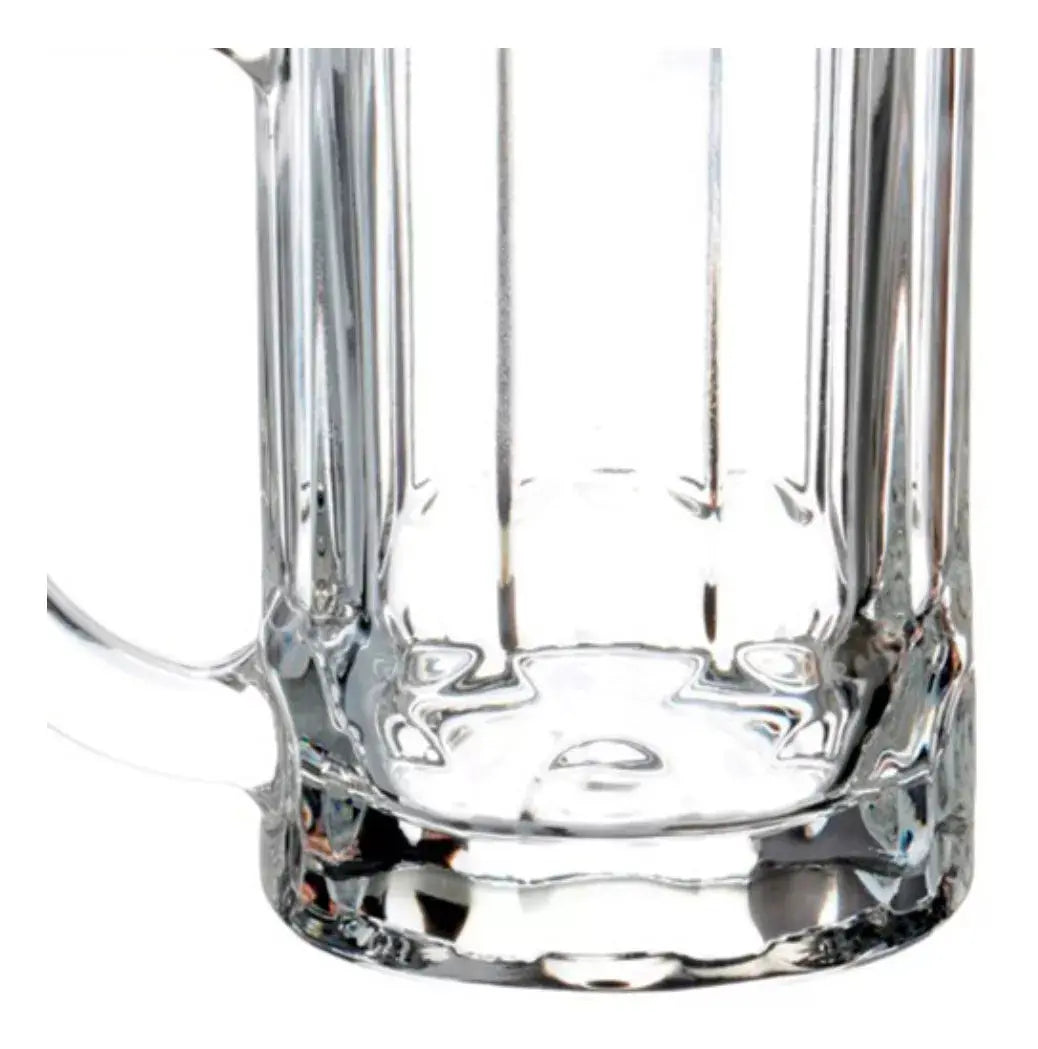 6pz Tarro Cervecero Líneas 400ml Cerveza Micheladas Vaso - Vittori